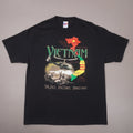 Vintage Y2K Vietnam Fallen Heroes Mens XL Black - Adult & Kids T-Shirts, Sweatshirts & Hoodies apparel design preview 1