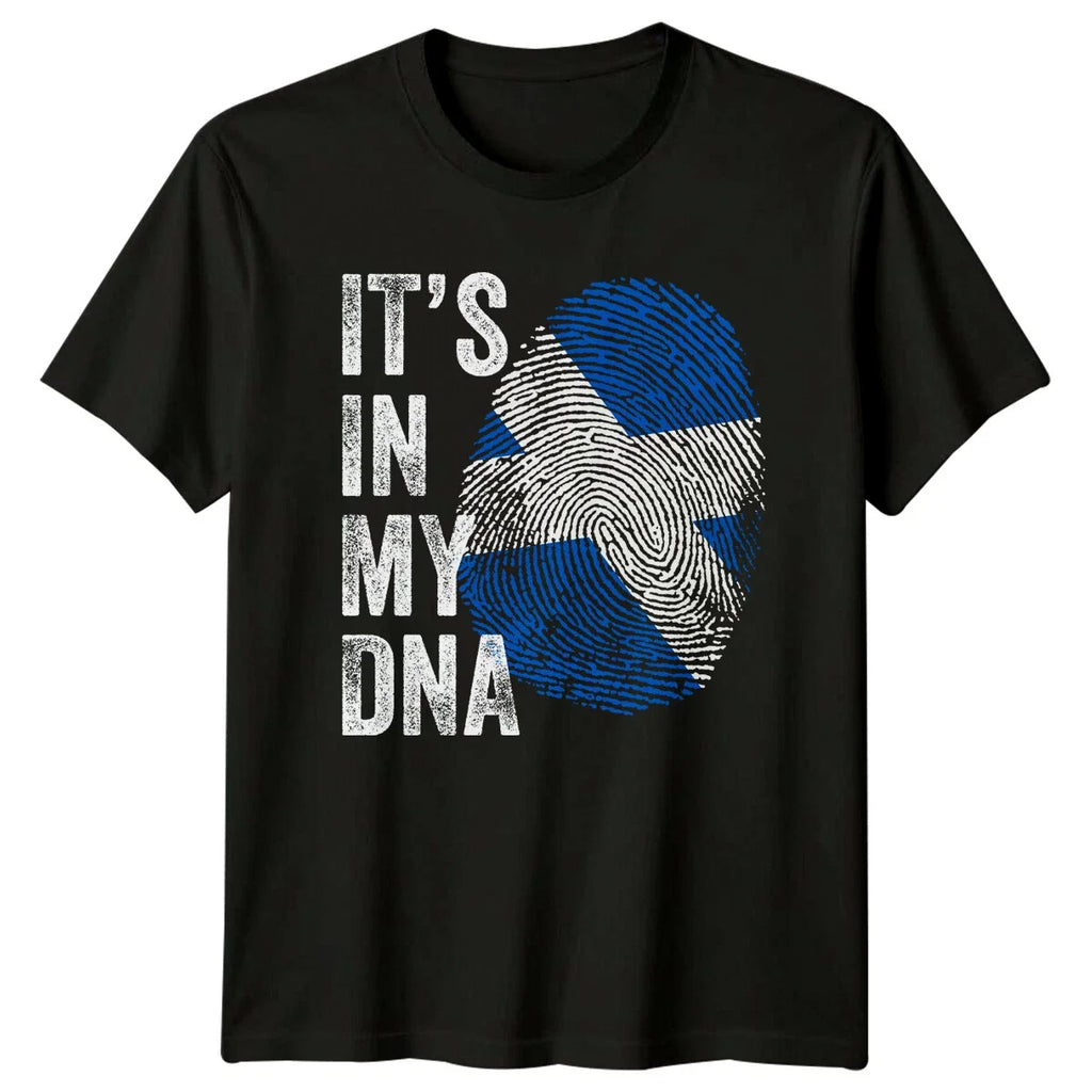 Its In My DNA Scotland Scottish Flag Mens Womens - Adult & Kids T-Shirts, Sweatshirts & Hoodies apparel design preview 1