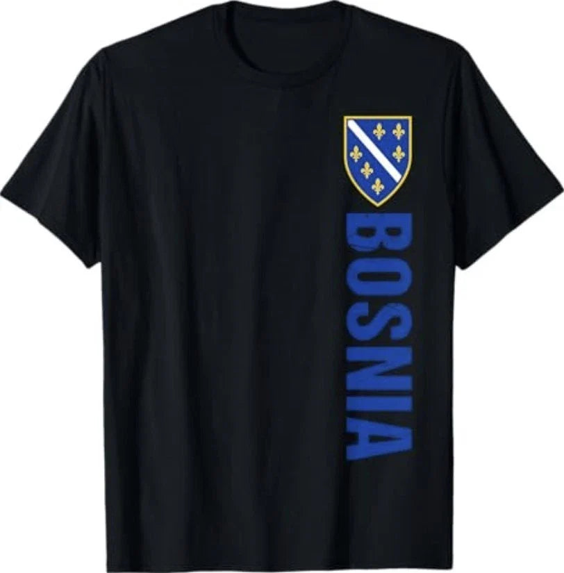 Bosnia Gift Flag Vintage Herzegovina Sarajevo - Adult & Kids T-Shirts, Sweatshirts & Hoodies apparel design preview 1