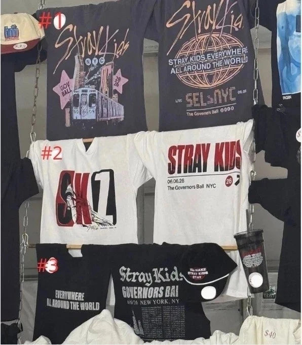 Stray Kids Governors Ball 2026 Reprint - Adult & Kids T-Shirts, Sweatshirts & Hoodies apparel design preview 1
