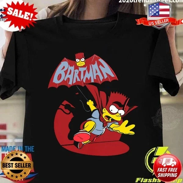 Bartman Simpson Funny Bart Graphic S-5XL - Adult & Kids T-Shirts, Sweatshirts & Hoodies apparel design preview 1