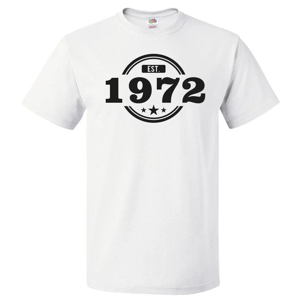 54th Birthday Gift For 54 Year Old Established 1972 - Adult & Kids T-Shirts, Sweatshirts & Hoodies apparel design preview 1