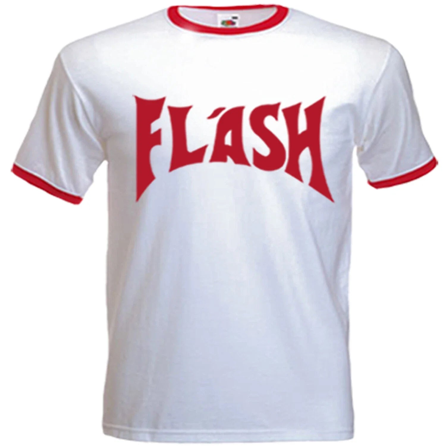 Men's Retro Flash Gordon Regular Fit, White With Red - Adult & Kids T-Shirts, Sweatshirts & Hoodies apparel design preview 1