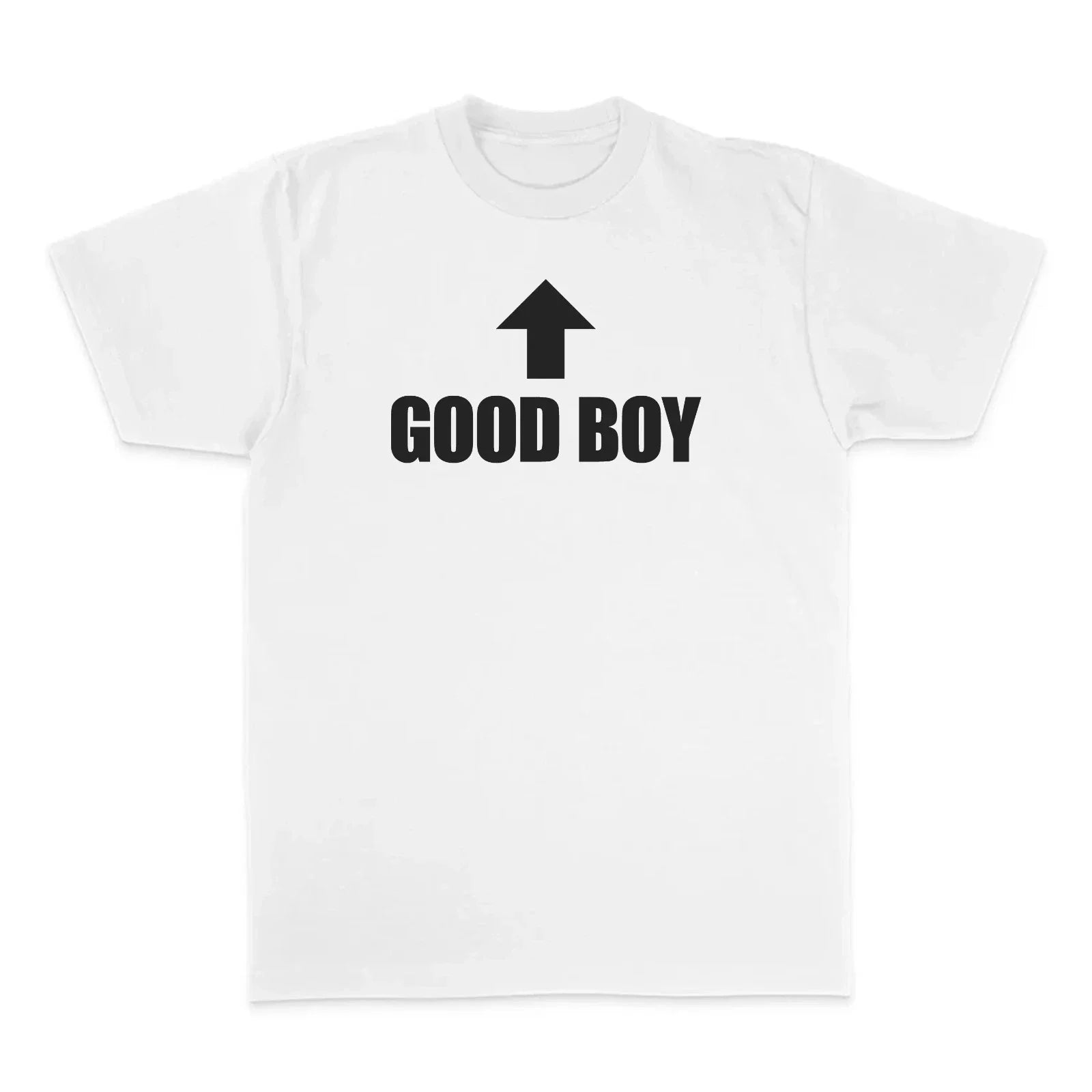 Good Boy White Funny Arrow Graphic Men's Casual - Adult & Kids T-Shirts, Sweatshirts & Hoodies apparel design preview 1