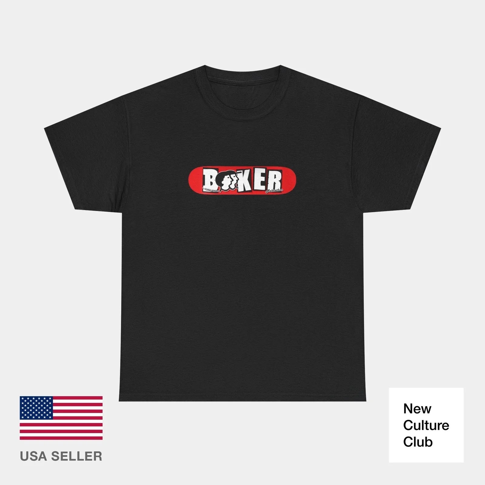 Mehrathon x Baker Deck Skateboard 2000s Skate Vintage - Adult & Kids T-Shirts, Sweatshirts & Hoodies apparel design preview 1