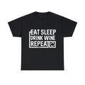 Eat Sleep Drink Wine Graphic S-5XL - Adult & Kids T-Shirts, Sweatshirts & Hoodies apparel design preview 1