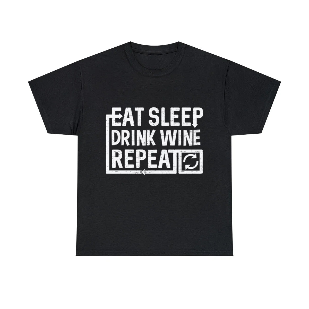 Eat Sleep Drink Wine Graphic S-5XL - Adult & Kids T-Shirts, Sweatshirts & Hoodies apparel design preview 1