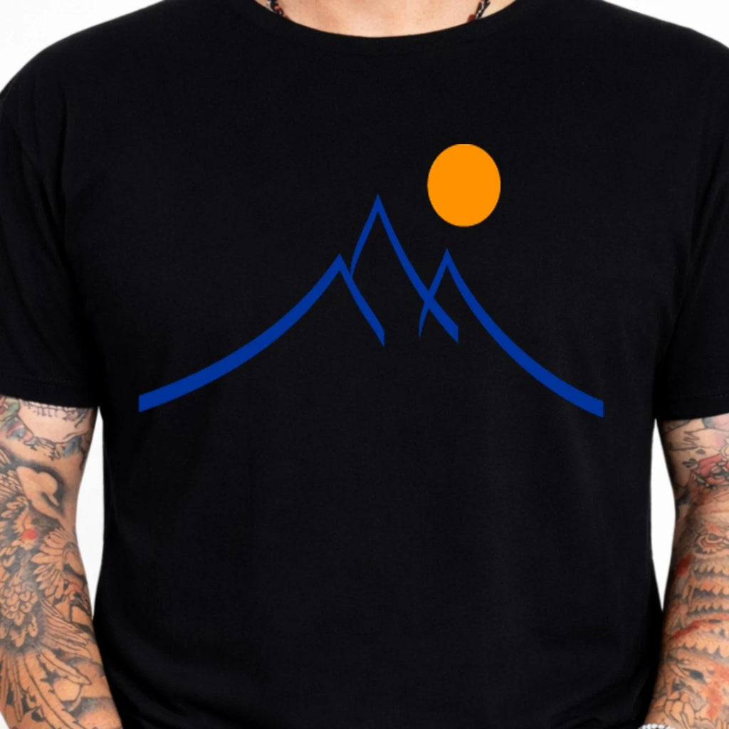 Minimalist Mountain Graphic Outdoor Nature Adventure - Adult & Kids T-Shirts, Sweatshirts & Hoodies apparel design preview 1