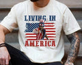 Apollo Creed Living In America Retro USA 4th Of July - Adult & Kids T-Shirts, Sweatshirts & Hoodies apparel design preview 1
