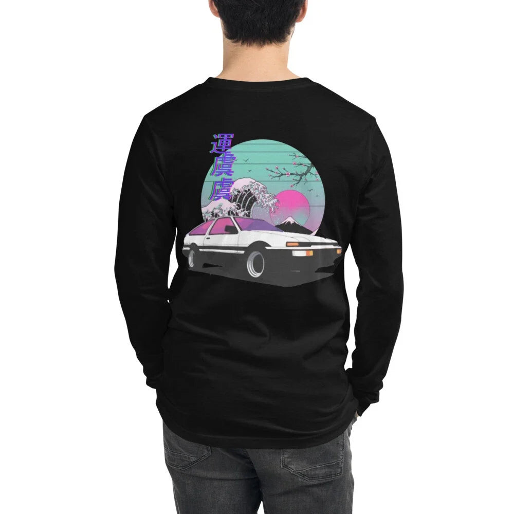 AE86 Vaporwave Japanese Aesthetic JDM Tuner Drift - Adult & Kids T-Shirts, Sweatshirts & Hoodies apparel design preview 1