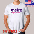 Metro by T mobile Men's White Size S to 5XL - Adult & Kids T-Shirts, Sweatshirts & Hoodies apparel design preview 1