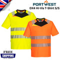 Portwest DX4 Hi-Vis S/S Reflective Work Safety - Adult & Kids T-Shirts, Sweatshirts & Hoodies apparel design preview 1