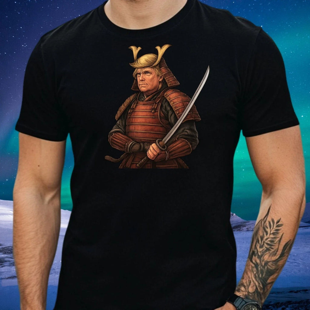 Mens Samurai Trump Motif Cotton Size XS to 5XL - Adult & Kids T-Shirts, Sweatshirts & Hoodies apparel design preview 1