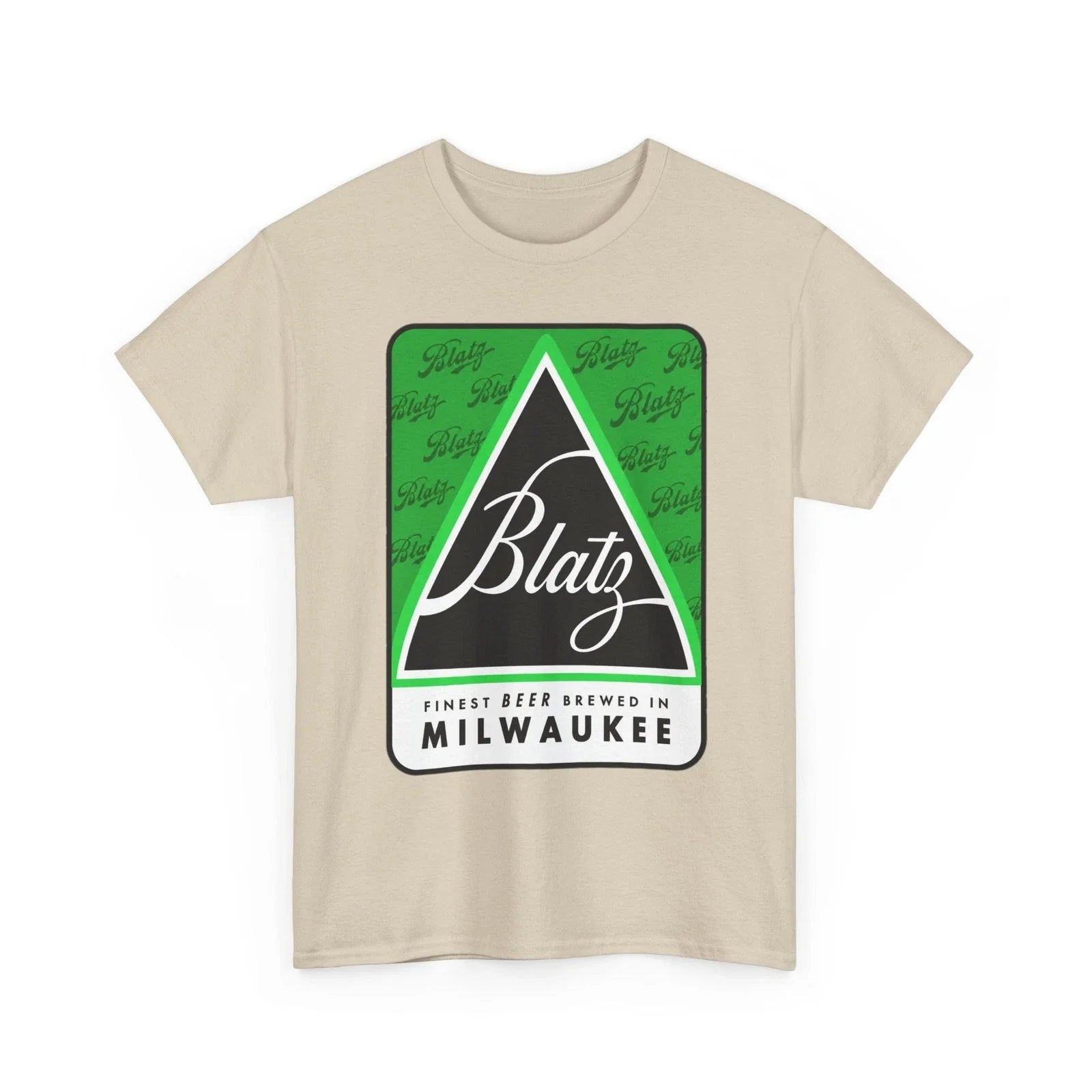 Blatz Finest Beer Brewed In Milwaukee WI Green Retro - Adult & Kids T-Shirts, Sweatshirts & Hoodies apparel design preview 1