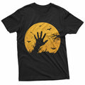 Moon Vintage Scary Spooky Horror Zombie Hand - Adult & Kids T-Shirts, Sweatshirts & Hoodies apparel design preview 1