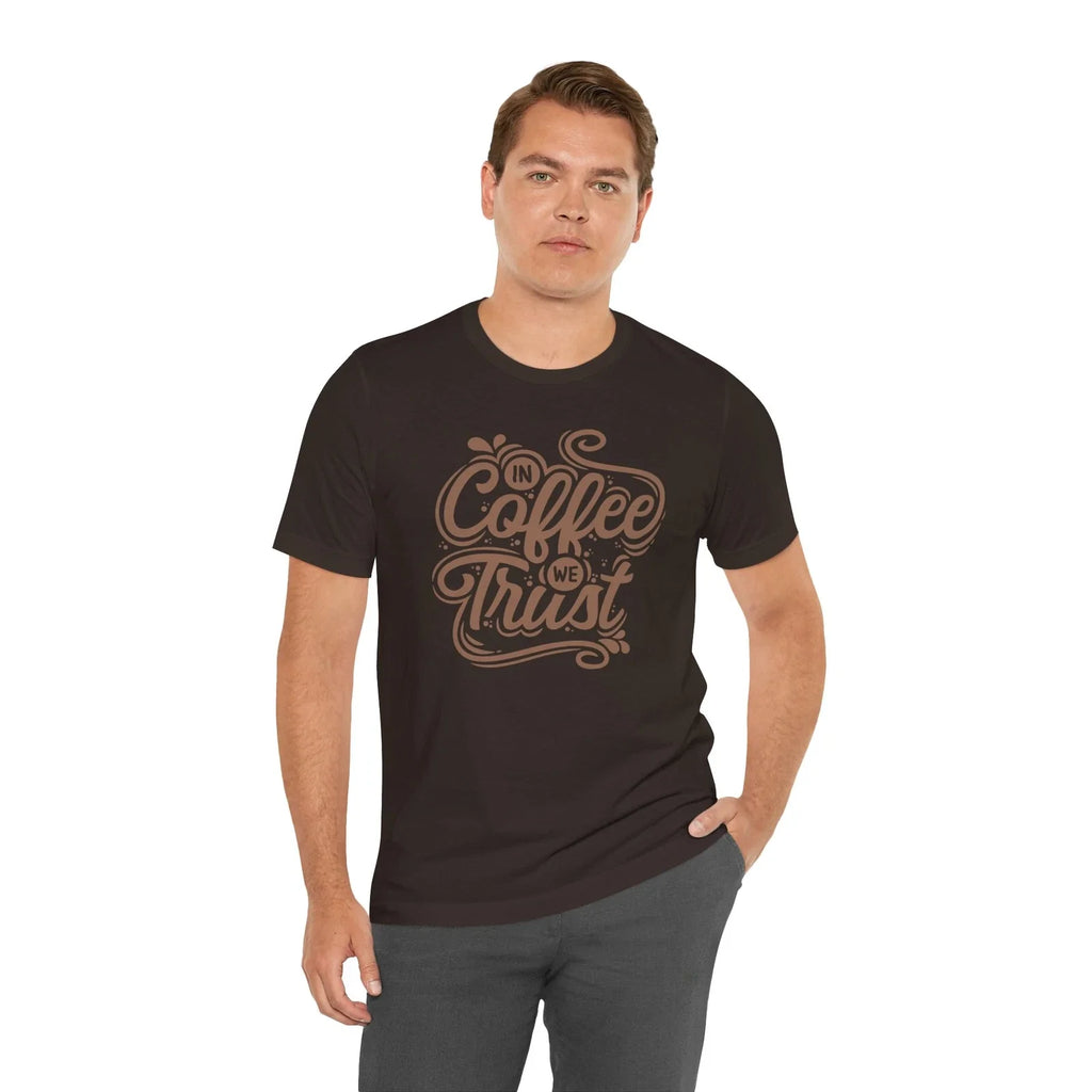 In Coffee We Trust Funny Lover - Adult & Kids T-Shirts, Sweatshirts & Hoodies apparel design preview 1