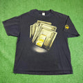Anchor Blue Mens XL Faded Black Money Graphic Y2K - Adult & Kids T-Shirts, Sweatshirts & Hoodies apparel design preview 1