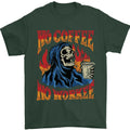 No Coffee Work Funny Skull Grim Reaper Mens 100% - Adult & Kids T-Shirts, Sweatshirts & Hoodies apparel design preview 1