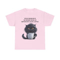 Grumpy Black Cat with Coffee Funny - Adult & Kids T-Shirts, Sweatshirts & Hoodies apparel design preview 1