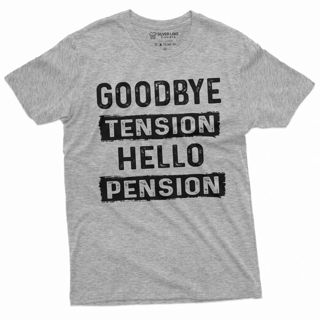 Funny Retirement Goodbye Tension Hello Pension Gifts - Adult & Kids T-Shirts, Sweatshirts & Hoodies apparel design preview 1