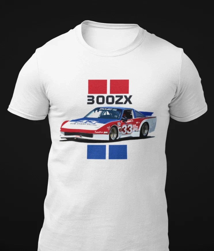 Paul Newman Bob Sharp Racing 300ZX Short-Sleeve - Adult & Kids T-Shirts, Sweatshirts & Hoodies apparel design preview 1