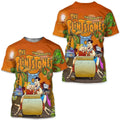 Summer Fashion Funny Cartoon Flintstones 3D Printing - Adult & Kids T-Shirts, Sweatshirts & Hoodies apparel design preview 1