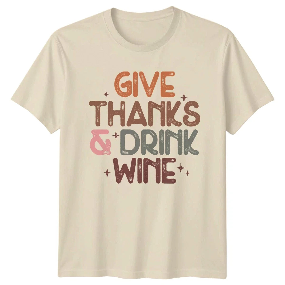 Give Thanks Drink Wine Drinking Christmas Gift For - Adult & Kids T-Shirts, Sweatshirts & Hoodies apparel design preview 1