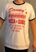 Danny's Pizza Retro Ringer - Adult & Kids T-Shirts, Sweatshirts & Hoodies apparel design preview 1