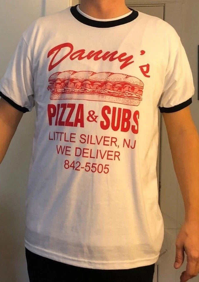 Danny's Pizza Retro Ringer - Adult & Kids T-Shirts, Sweatshirts & Hoodies apparel design preview 1