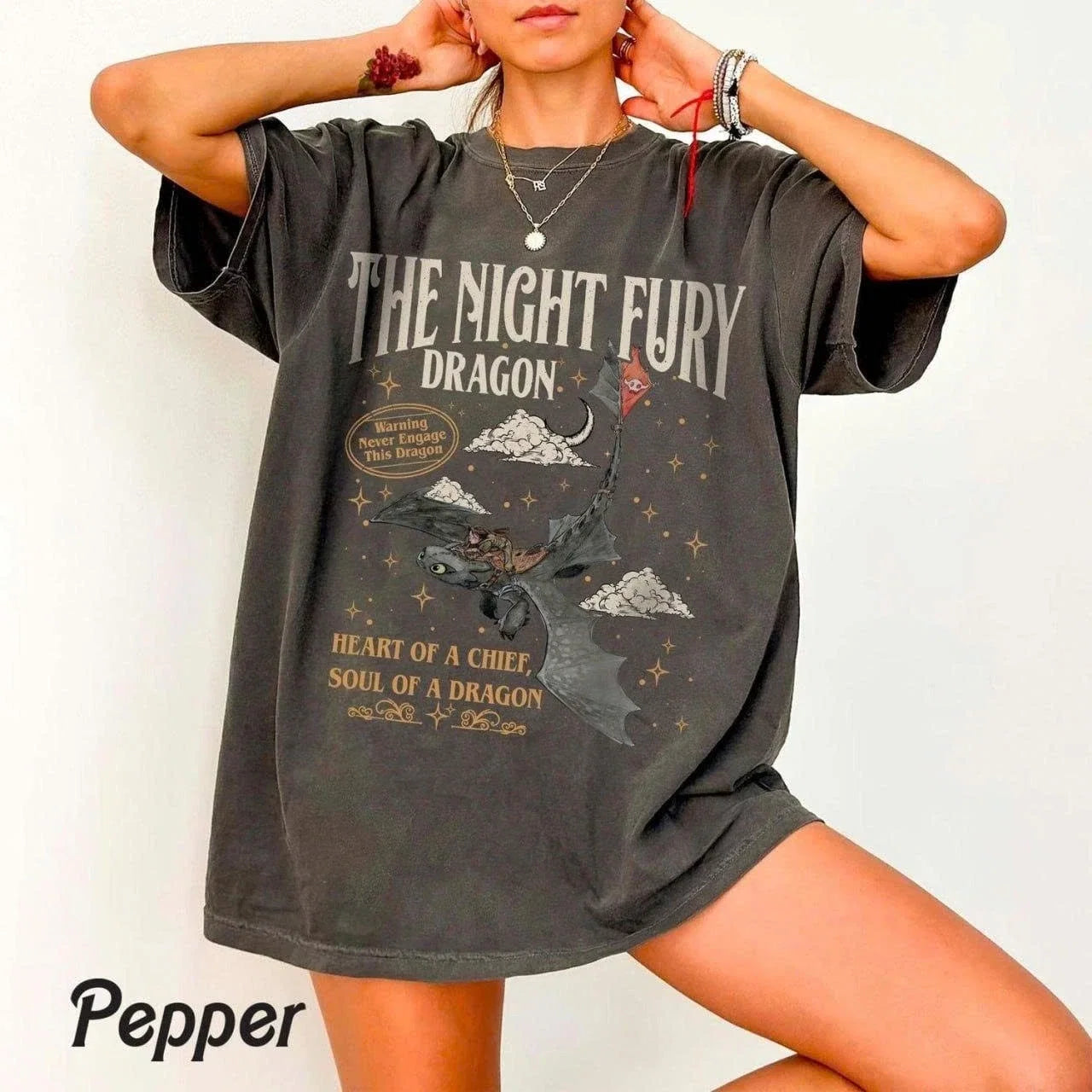 Youth Adult Night Fury How to Train Your Dragon - Adult & Kids T-Shirts, Sweatshirts & Hoodies apparel design preview 1