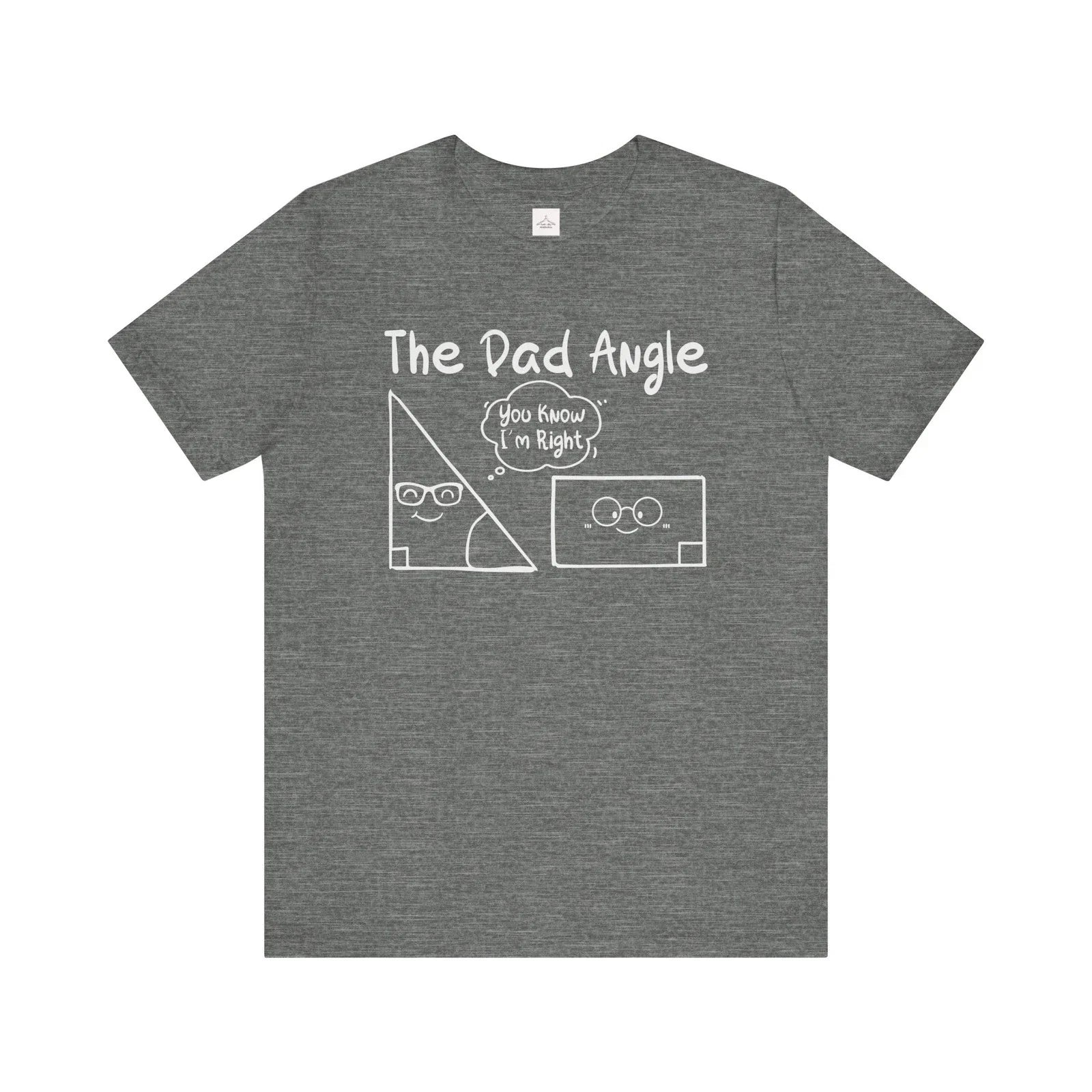 The Dad Angle joke graphic Funny Geometry - Adult & Kids T-Shirts, Sweatshirts & Hoodies apparel design preview 1