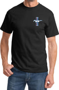 Mens Ford Mustang The Legend Lives Crest Pocket Print - Adult & Kids T-Shirts, Sweatshirts & Hoodies apparel design preview 1