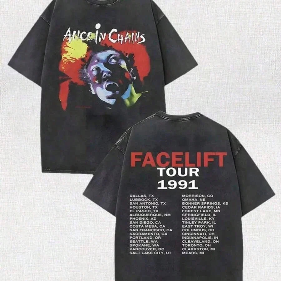 Vintage Grunge Rock Band 1991 Graphic - Adult & Kids T-Shirts, Sweatshirts & Hoodies apparel design preview 1