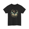 Book Funny Reading Mystical Boho Moon Leaf - Adult & Kids T-Shirts, Sweatshirts & Hoodies apparel design preview 1