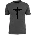 Mens Crucifix v1 Religion Christianity Jesus Faith - Adult & Kids T-Shirts, Sweatshirts & Hoodies apparel design preview 1
