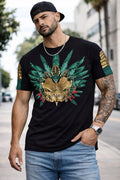 Namor Inspired Aztec Warrior Graphic Black Gold - Adult & Kids T-Shirts, Sweatshirts & Hoodies apparel design preview 1