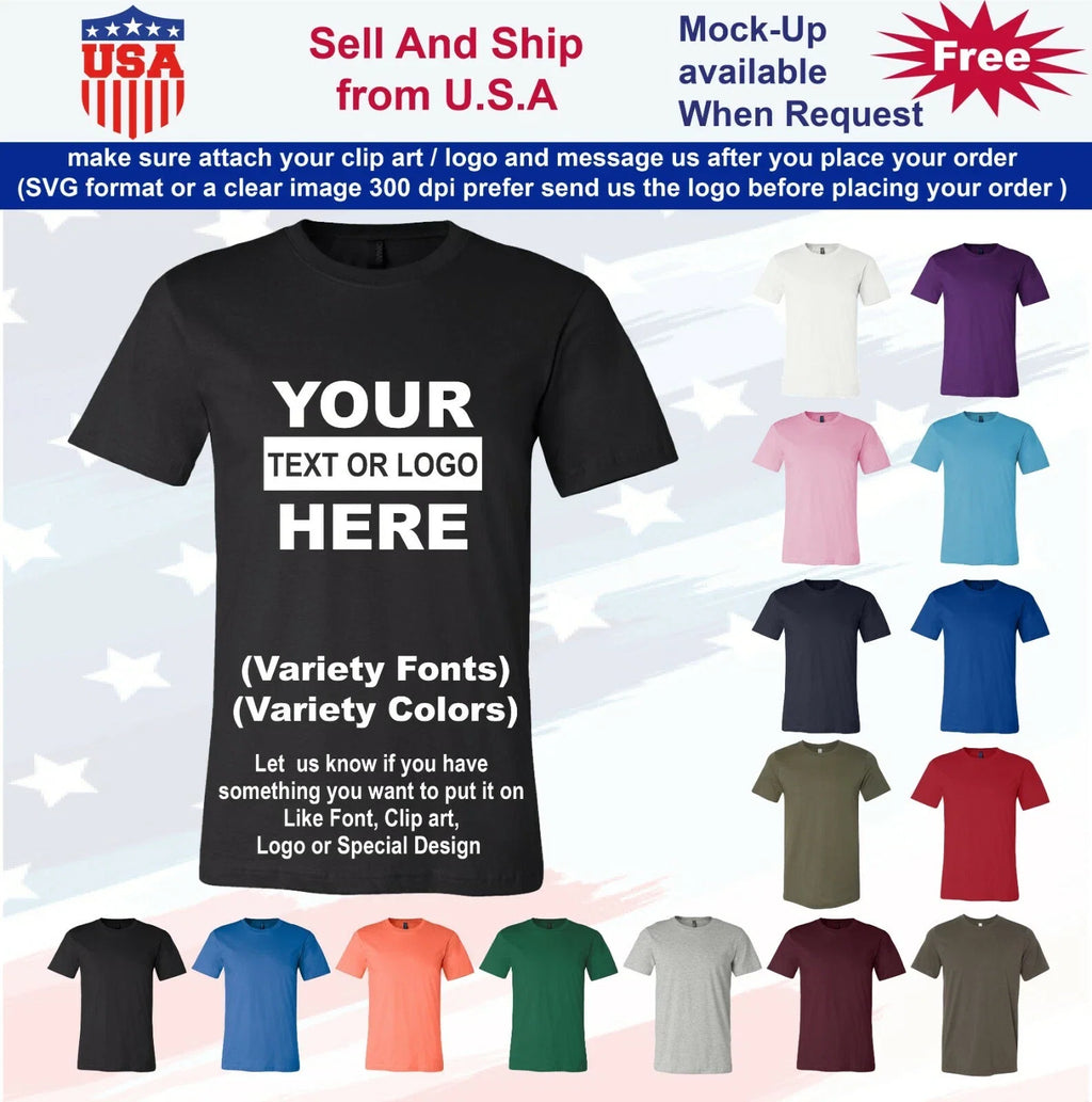 Personalized Customs your Text Logo Photo Custom Made - Adult & Kids T-Shirts, Sweatshirts & Hoodies apparel design preview 1
