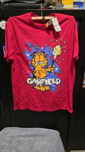 Garfield Red Fireworks Size Large 4th of July - Adult & Kids T-Shirts, Sweatshirts & Hoodies apparel design preview 1