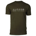 Dice: Choose your Weapon Premium Navy Green Small - Adult & Kids T-Shirts, Sweatshirts & Hoodies apparel design preview 1