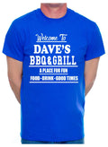Customised Mens Any Name Or Word Dave's BBQ Grill - Adult & Kids T-Shirts, Sweatshirts & Hoodies apparel design preview 1