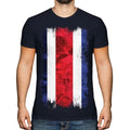 Costa Rica Grunge Flagge Herren Rikanische Fußball - Adult & Kids T-Shirts, Sweatshirts & Hoodies apparel design preview 1
