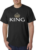 107 Bow Down King with Crown - Adult & Kids T-Shirts, Sweatshirts & Hoodies apparel design preview 1