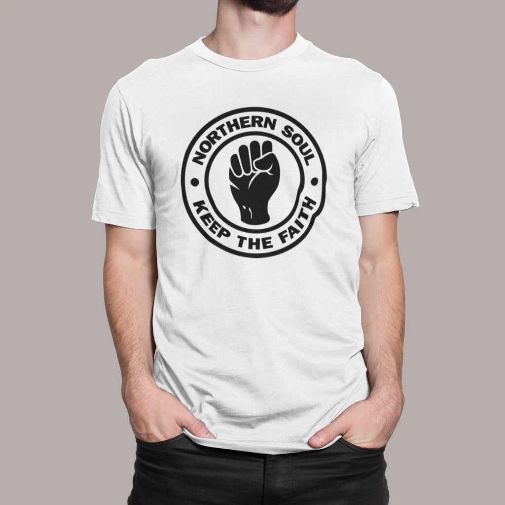 NORTHERN SOUL KEEP THE FAITH RETRO CLASSIC MOD SKA - Adult & Kids T-Shirts, Sweatshirts & Hoodies apparel design preview 1