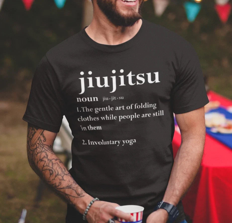 Jiu Jitsu Funny Martial Art Gym Definition - Adult & Kids T-Shirts, Sweatshirts & Hoodies apparel design preview 1