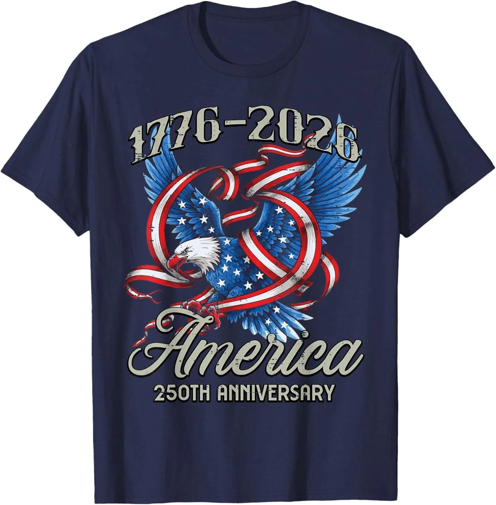 America 250th Anniversary 1776 2026 250 Year Men - Adult & Kids T-Shirts, Sweatshirts & Hoodies apparel design preview 1