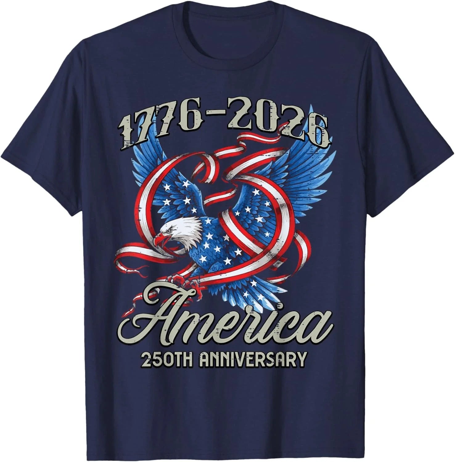 America 250th Anniversary 1776 2026 250 Year Men - Adult & Kids T-Shirts, Sweatshirts & Hoodies apparel design preview 1
