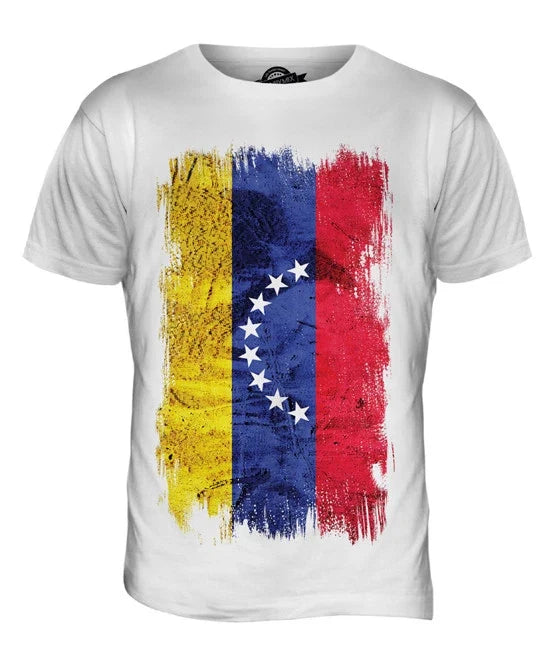 VENEZUELA GRUNGE FLAG MENS XS S M L XL 2XL 3XL 4XL - Adult & Kids T-Shirts, Sweatshirts & Hoodies apparel design preview 1