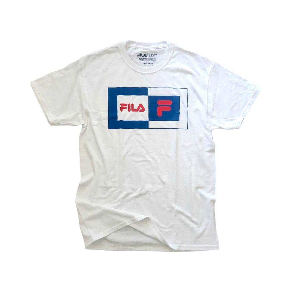 Men's FILA Logo Athletic Apparel for Men/Unisex White - Adult & Kids T-Shirts, Sweatshirts & Hoodies apparel design preview 1