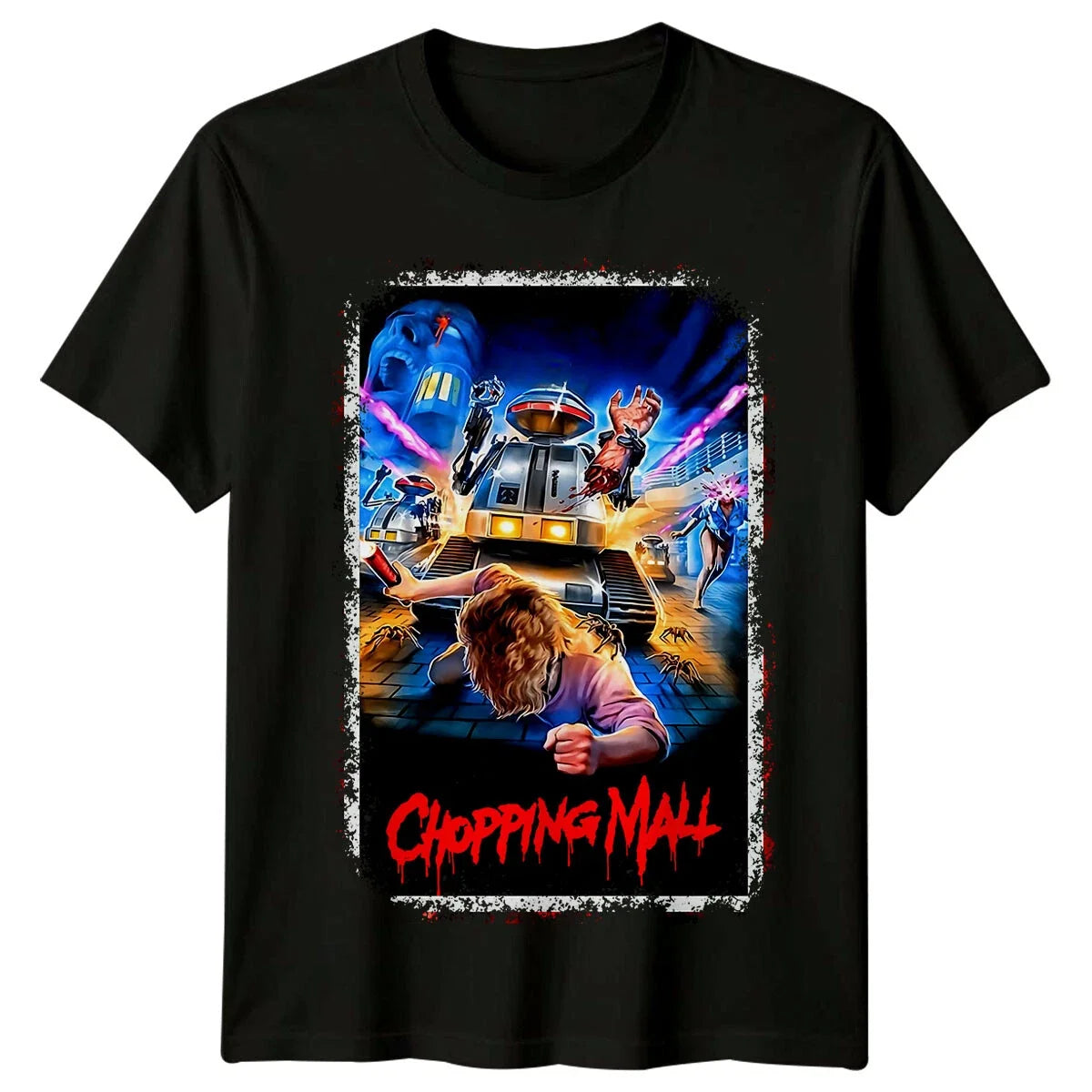 Chopping Mall (1986) Movie Poster Inspired Retro 80s - Adult & Kids T-Shirts, Sweatshirts & Hoodies apparel design preview 1