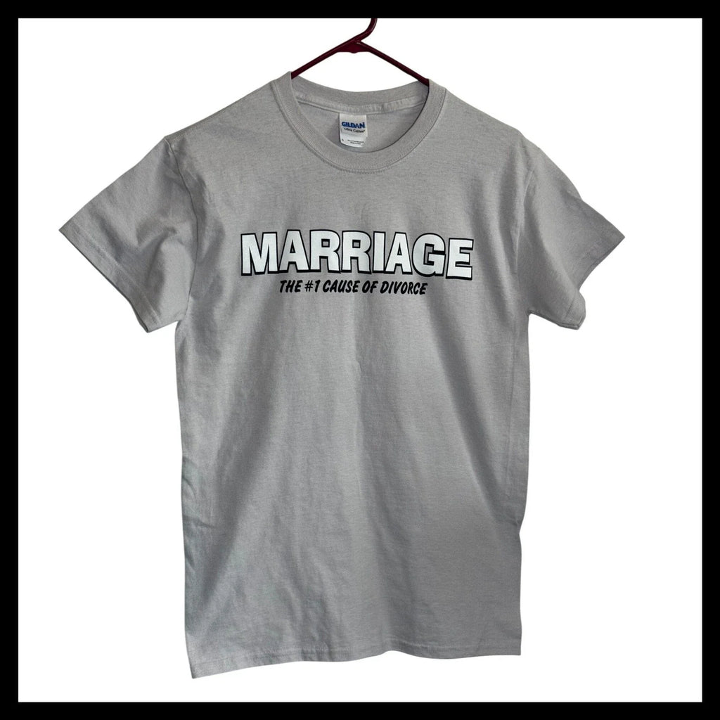NWOT Gildan Ultra Cotton Marriage #1 Cause of Divorce - Adult & Kids T-Shirts, Sweatshirts & Hoodies apparel design preview 1